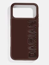 BaubleBar Fine Line Custom iPhone Case - Dark Brown -
It's Black Friday Week: Enjoy 20% off.