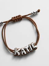 BaubleBar Silver -
Personalized name bracelet