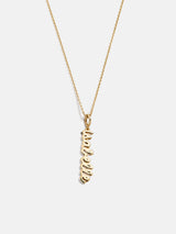BaubleBar Mini Gold Script Cluster Custom Nameplate Necklace - 1 Name - 
    Get Gifting Early: 20% Off Custom