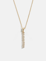 BaubleBar Mini Pave Block Cluster Custom Nameplate Necklace - 1 Name - 
    Get Gifting Early: 20% Off Custom