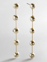 BaubleBar Blair Pearl & Crystal Earrings - Gold/Pearl -
Pearl drop earrings