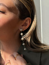 BaubleBar Blair Pearl & Crystal Earrings - Gold/Pearl -
Pearl drop earrings
