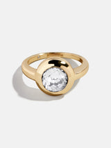 BaubleBar Round -
Statement gold ring