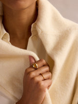 BaubleBar Pear -
Statement gold ring