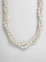 BaubleBar Adeline Pearl Layered Collar Necklace - Adeline Pearl Layered Collar Necklace -
Chunky pearl necklace