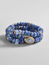 BaubleBar Energy Aligned Evil Eye Bracelet Set - Blue -
Enjoy 25% Off: It’s the Big Biannual Event