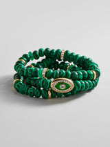 BaubleBar Energy Aligned Evil Eye Bracelet Set - Malachite -
Enjoy 25% Off: It’s the Big Biannual Event