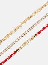 BaubleBar Rowan Semi-Precious Layered Bracelet - Shanghai -
Three bracelets for stacking
