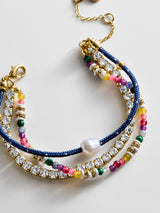 BaubleBar Rowan Semi-Precious Layered Bracelet - St. Barths -
Three bracelets for stacking
