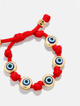 BaubleBar Eyes Open Evil Eye Paracord Bracelet - Red -
Beaded bracelet for stacking