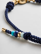 BaubleBar Eye Candy Evil Eye Cord Necklace - Gold/Blue -
Necklace with charm