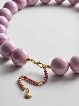 BaubleBar Jane Beaded Necklace - Smoky Rose Quartz -
Chunky statement necklace