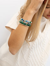 BaubleBar Bright Eye Semi-Precious Bracelet - Gold/Blue -
Enjoy 25% Off: It’s the Big Biannual Event