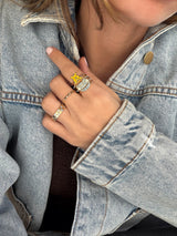 BaubleBar Disney Winnie the Pooh Ring Set - Gold -
Set of 5 gold stacking rings