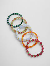 BaubleBar Darcy Beaded Bracelet Set - Vibrant Multi -
Set of five stacking bracelets