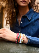 BaubleBar Darcy Beaded Bracelet Set - Vibrant Multi -
Set of five stacking bracelets