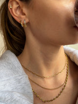 BaubleBar Sylvie Waterproof Earring Set - Sylvie Waterproof Earring Set -
Set of three gold earrings