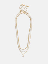 BaubleBar Rue Waterproof Necklace Set - Rue Waterproof Necklace Set -
Gold chain necklace layers