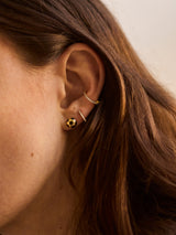 BaubleBar 14K Gold Sports Delicate Stud - Soccer -
Stackable earrings