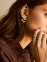 BaubleBar Fallon 14K Gold Semi-Precious Earrings - Turquoise -
Drop crystal earrings