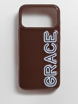 BaubleBar Fine Line Custom iPhone Case - Dark Brown/Baby Blue -
Ends Friday: Enjoy 20% Off