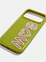 BaubleBar Fine Line Custom iPhone Case - Olive/Light Pink -
20% OFF ENDS SOON