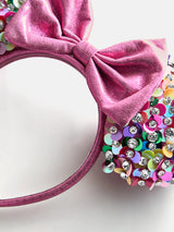 BaubleBar Disney Minnie Mouse Sequin Ears Headband - Minnie Mouse Sequin Ears -
Glittery Disney ears