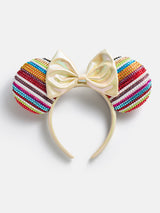 BaubleBar Disney Minnie Mouse Striped Ears Headband - Minnie Mouse Multicolored Ears Disney Ears -
Multicolored Disney ears
