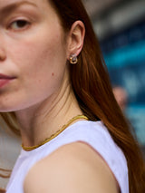 BaubleBar Shiloh Earrings - Gold/Silver -
Gold and silver hoop earrings
