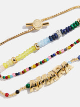 BaubleBar Rowan Semi-Precious Custom Layered Bracelet - Barcelona -
3-in-1 bracelet for easy styling