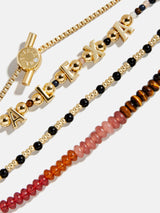 BaubleBar Rowan Semi-Precious Custom Layered Bracelet - Bali -
3-in-1 chains for bracelet stack
