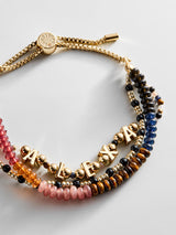 BaubleBar Rowan Semi-Precious Custom Layered Bracelet - Bali -
3-in-1 chains for bracelet stack