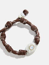 BaubleBar True Aura Semi-Precious Paracord Bracelet - Moonstone -
Cord stacking bracelet