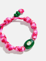 BaubleBar True Aura Semi-Precious Paracord Bracelet - Jade -
Cord stacking bracelet