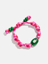 BaubleBar True Aura Semi-Precious Paracord Bracelet - Jade -
Cord stacking bracelet