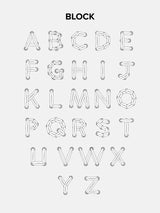 BaubleBar Thready to Go Kids’ Custom Duffle - Light Denim/Multi -
Personalized travel bag