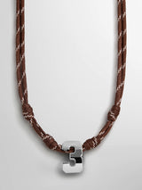 BaubleBar Silver -
Waterproof initial necklace