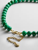 BaubleBar Janette Beaded Ring Necklace - Malachite -
Resin charm necklace
