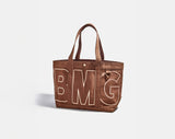 BaubleBar Desert Tan -
Personalized canvas tote bag with custom embroidered initials