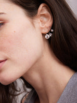 BaubleBar Fallon Sterling Silver Bezel Earrings - 5MM Stone -
Cubic zirconia earrings