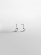 BaubleBar Fallon Sterling Silver Bezel Earrings - 5MM Stone -
Cubic zirconia earrings