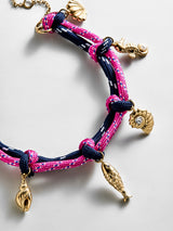 BaubleBar Nixie Waterproof Anklet - Pink -
Pink anklet with shell charms