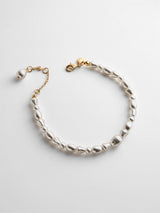 BaubleBar Teagan Waterproof Pearl Anklet - Pearl -
Beaded anklet