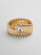 BaubleBar Mona Gold Wrap Ring - Gold/Pavé -
Chunky statement ring