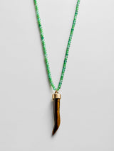 BaubleBar Maeve Semi-Precious Pendant Necklace - Jade -
Beaded necklace