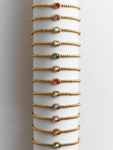 BaubleBar -
Gold Birthstone Beaded Bracelet