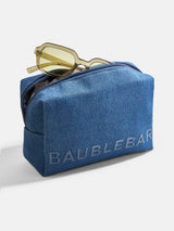 BaubleBar Take It Away Storage Pouch - Dark Denim -
Travel jewelry case