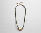 BaubleBar Bubble Letter Custom Paracord Necklace - Dark Green -
Personalized name necklace