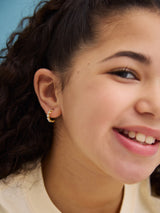 BaubleBar Shining Star Kids' Earrings - Gold/Pavé -
Huggie earrings for children