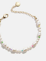BaubleBar Cailey Kids' Waterproof Anklet - Pearl -
Pearl anklet for children